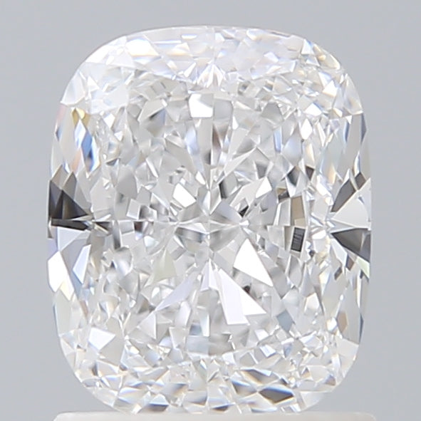 1.55 Carat Cushion Lab Diamond with  Cut Diamond in 14KT  view 1

