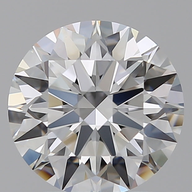 1.77 Carat Round Lab Diamond with  Cut Diamond in 14KT  view 1
