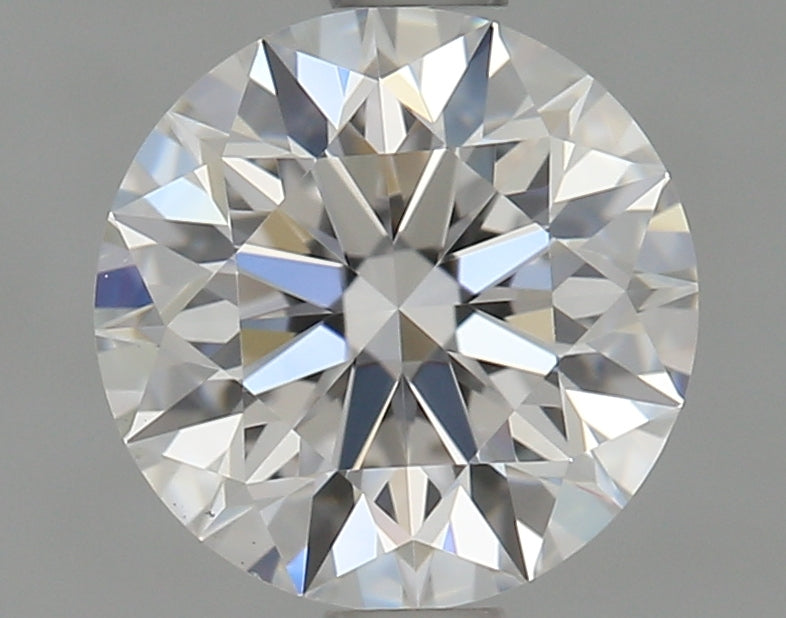 1.01 Carat Round Lab Diamond with  Cut Diamond in 14KT  view 1
