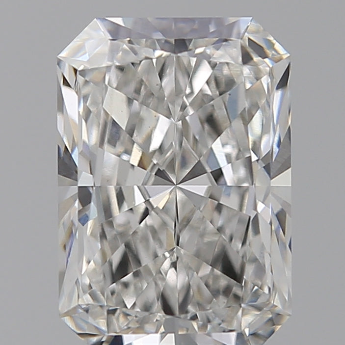 2.28 Carat Radiant Lab Diamond with  Cut Diamond in 14KT  view 1
