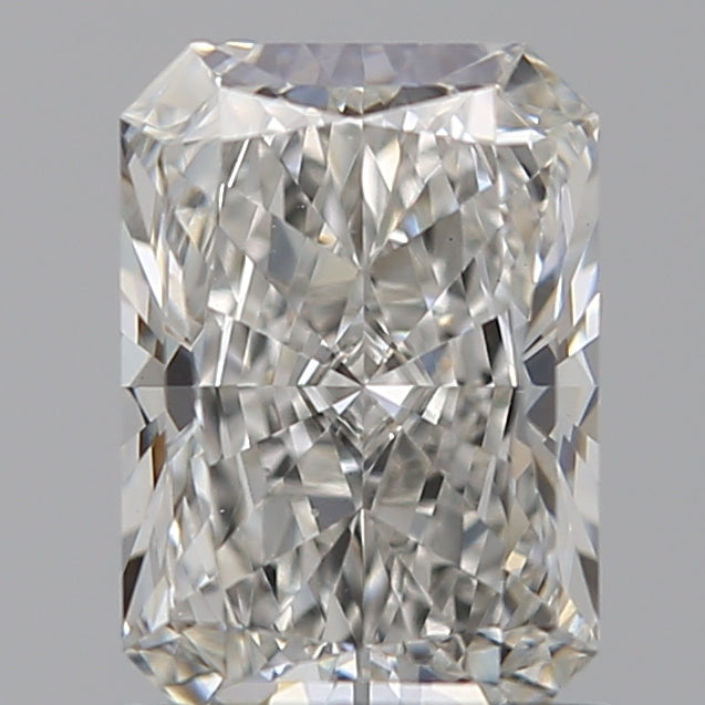 1.09 Carat Radiant Lab Diamond with  Cut Diamond in 14KT  view 1
