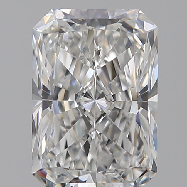 1.59 Carat Radiant Lab Diamond with  Cut Diamond in 14KT  view 1
