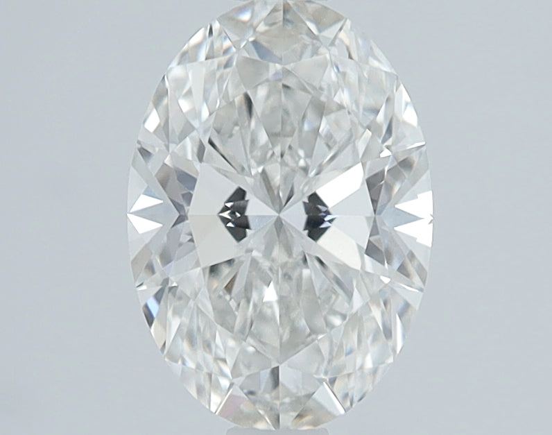 1.2 Carat Oval Lab Diamond with  Cut Diamond in 14KT  view 1
