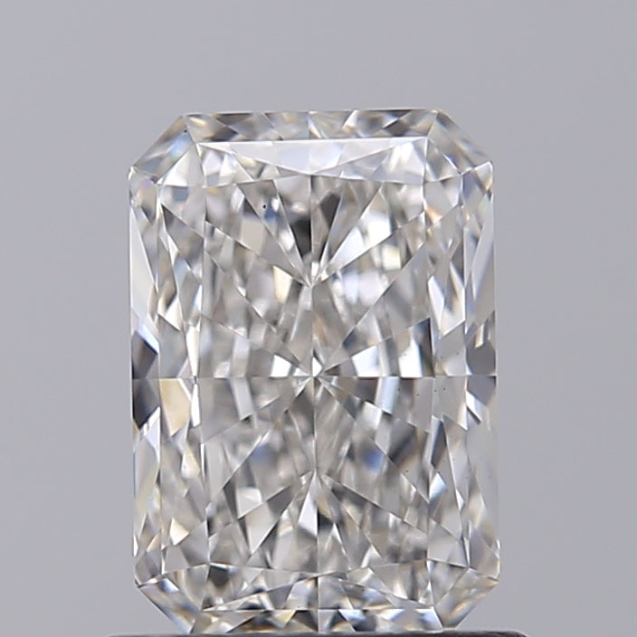 1.0 Carat Radiant Lab Diamond with  Cut Diamond in 14KT  view 1
