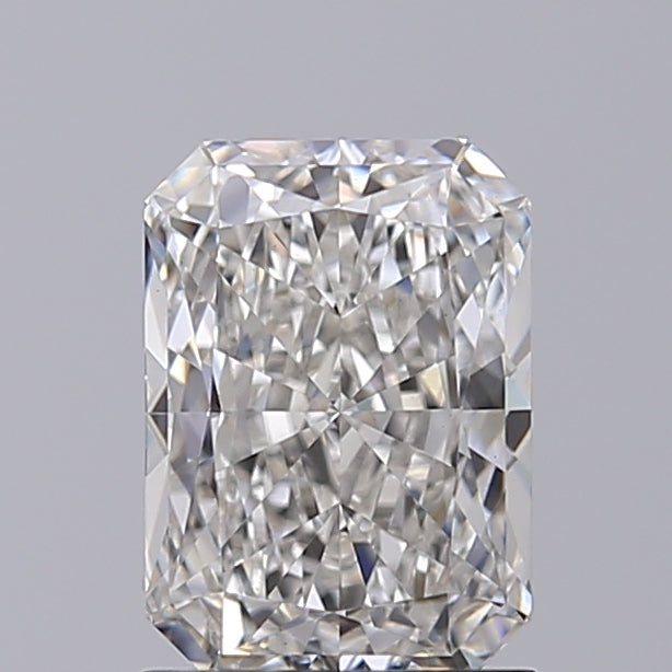 1.66 Carat Radiant Lab Diamond with  Cut Diamond in 14KT  view 1
