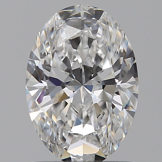 1.09 Carat Oval Lab Diamond with  Cut Diamond in 14KT  view 1
