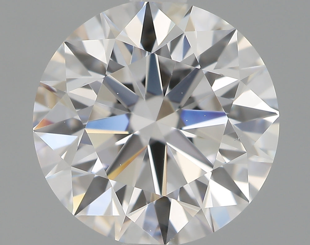 1.6 Carat Round Lab Diamond with  Cut Diamond in 14KT  view 1

