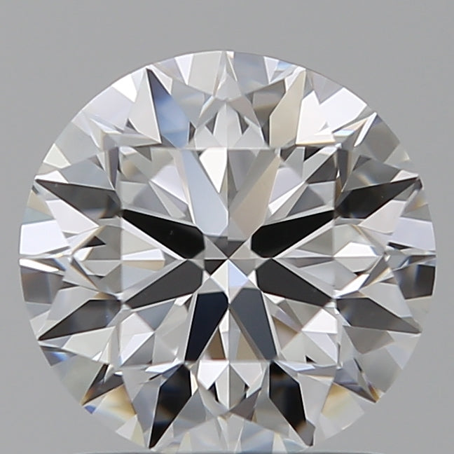 1.4 Carat Round Lab Diamond with  Cut Diamond in 14KT  view 1
