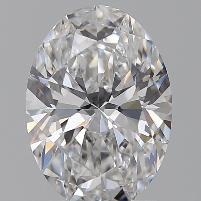 1.56 Carat Oval Lab Diamond with  Cut Diamond in 14KT  view 1
