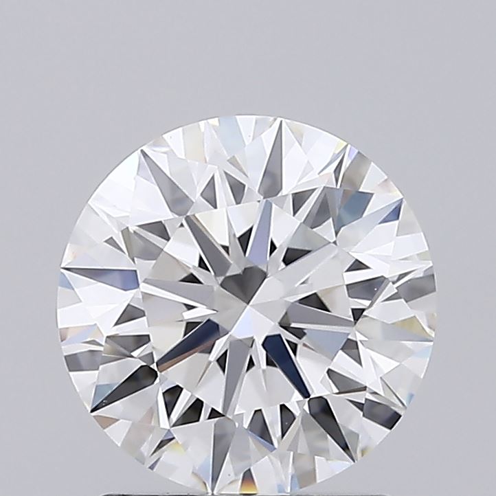 1.52 Carat Round Lab Diamond with  Cut Diamond in 14KT  view 1

