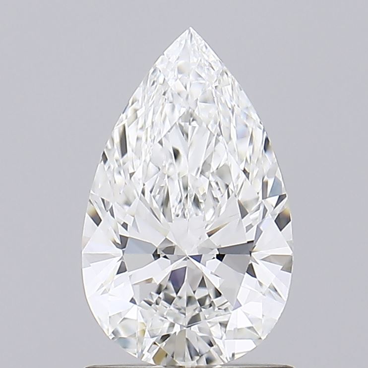 1.1 Carat Pear Lab Diamond with  Cut Diamond in 14KT  view 1

