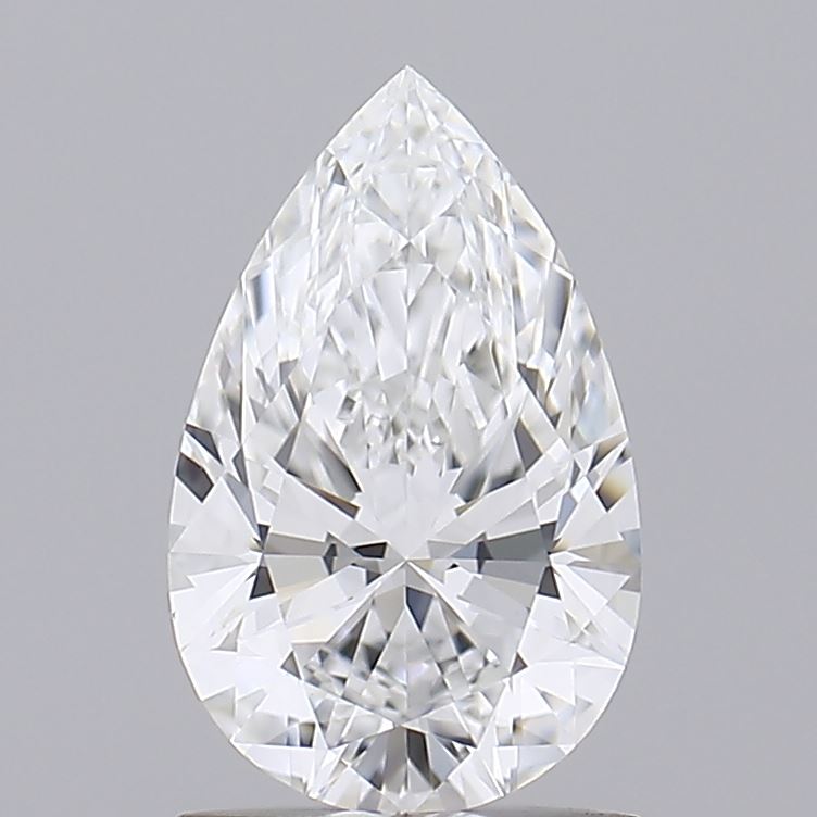 1.11 Carat Pear Lab Diamond with  Cut Diamond in 14KT  view 1
