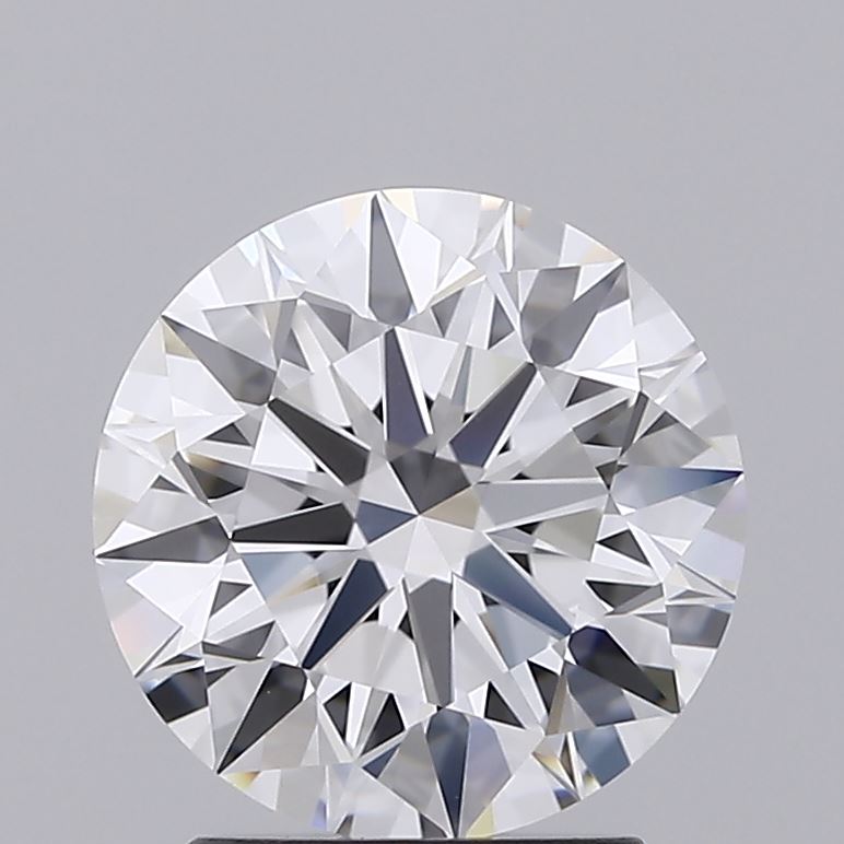 2.12 Carat Round Lab Diamond with  Cut Diamond in 14KT  view 1
