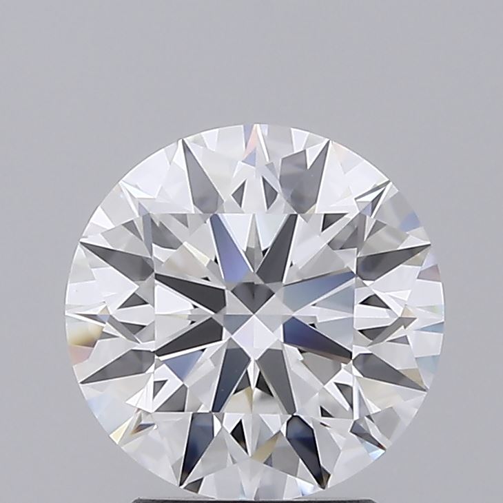 2.66 Carat Round Lab Diamond with  Cut Diamond in 14KT  view 1
