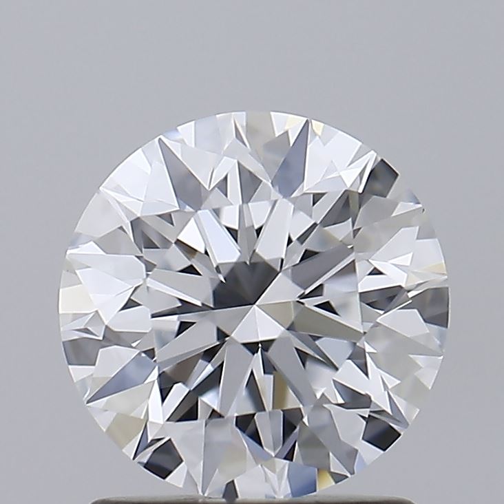 1.32 Carat Round Lab Diamond with  Cut Diamond in 14KT  view 1
