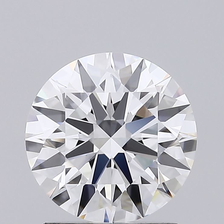 1.35 Carat Round Lab Diamond with  Cut Diamond in 14KT  view 1
