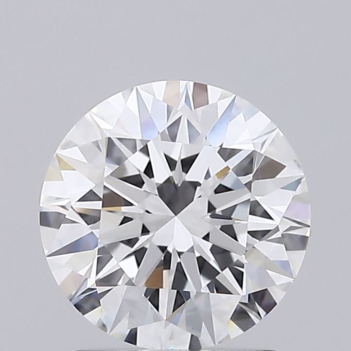 1.5 Carat Round Lab Diamond with  Cut Diamond in 14KT  view 1
