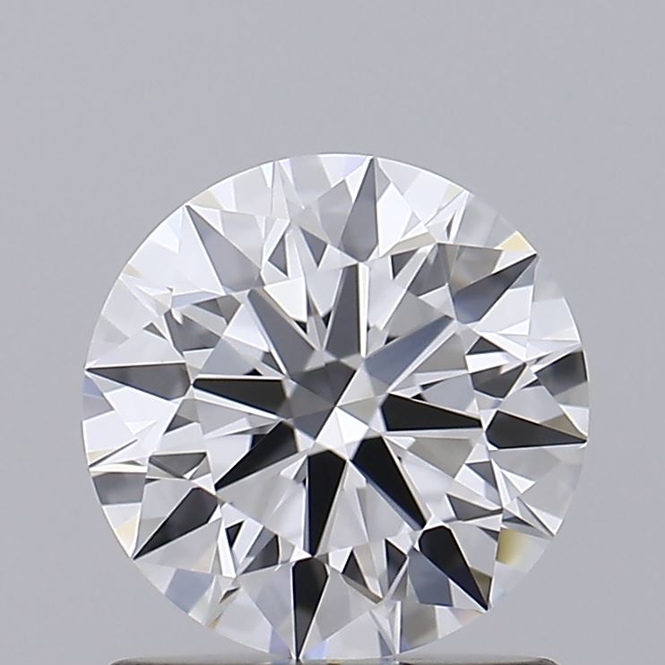 1.01 Carat Round Lab Diamond with  Cut Diamond in 14KT  view 1
