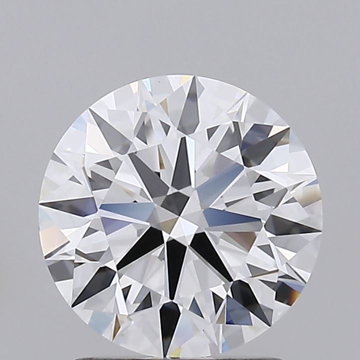 1.5 Carat Round Lab Diamond with  Cut Diamond in 14KT  view 1
