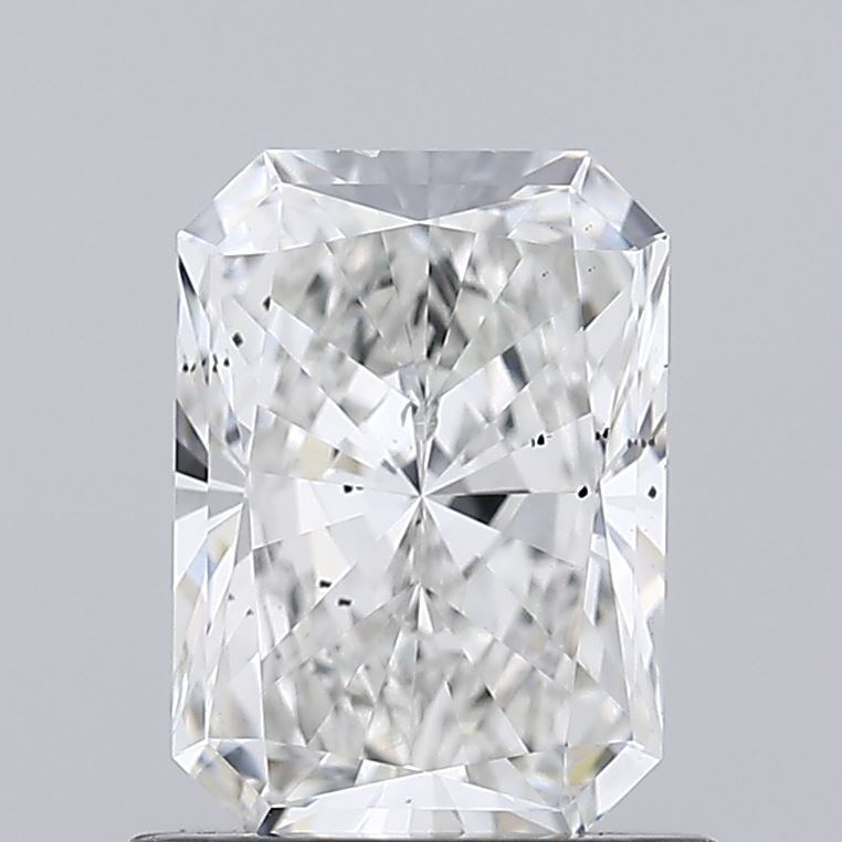 1.0 Carat Radiant Lab Diamond with  Cut Diamond in 14KT  view 1

