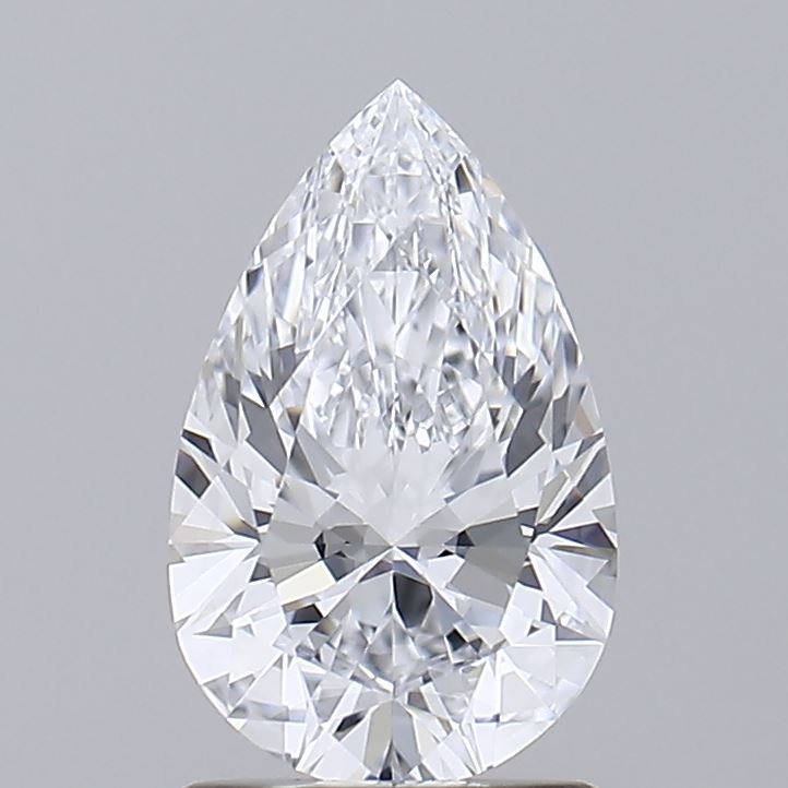 1.25 Carat Pear Lab Diamond with  Cut Diamond in 14KT  view 1

