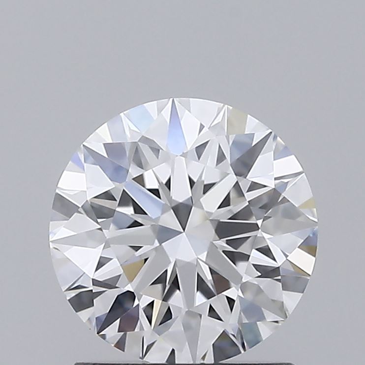 1.27 Carat Round Lab Diamond with  Cut Diamond in 14KT  view 1
