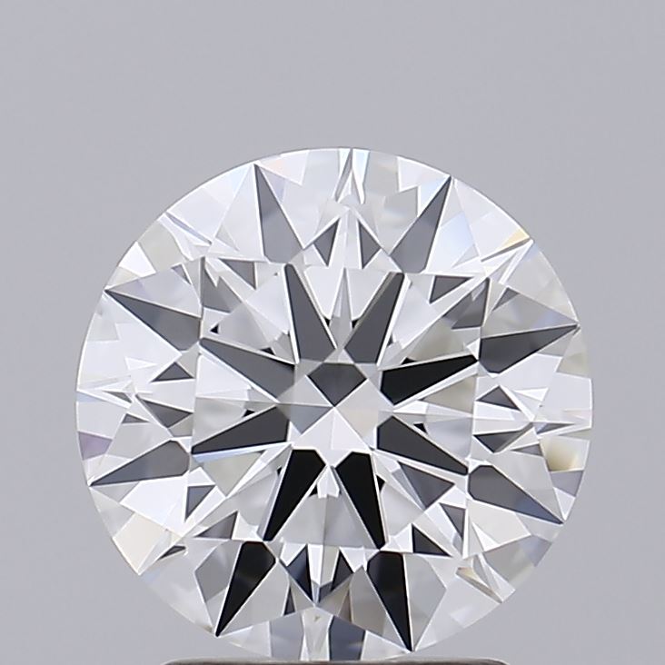 2.27 Carat Round Lab Diamond with  Cut Diamond in 14KT  view 1
