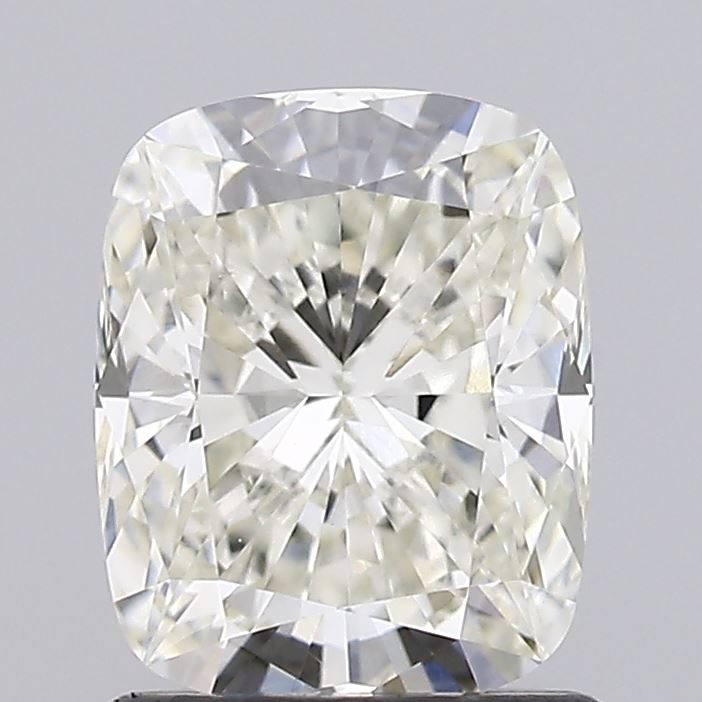 1.17 Carat Cushion Lab Diamond with  Cut Diamond in 14KT  view 1
