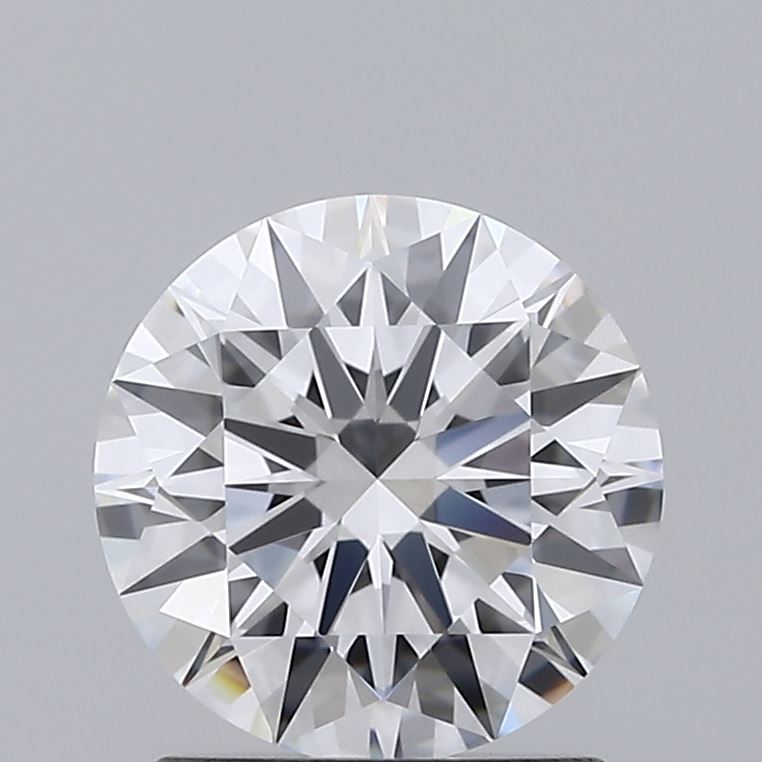 1.37 Carat Round Lab Diamond with  Cut Diamond in 14KT  view 1
