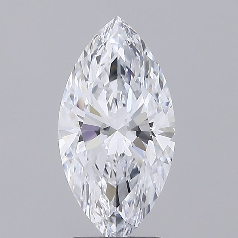 2.39 Carat Marquise Lab Diamond with  Cut Diamond in 14KT  view 1

