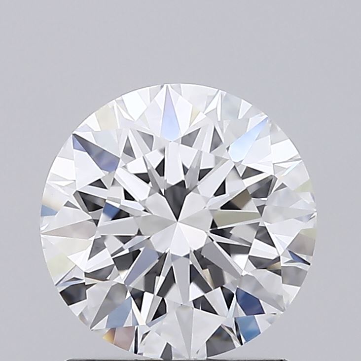 1.32 Carat Round Lab Diamond with  Cut Diamond in 14KT  view 1
