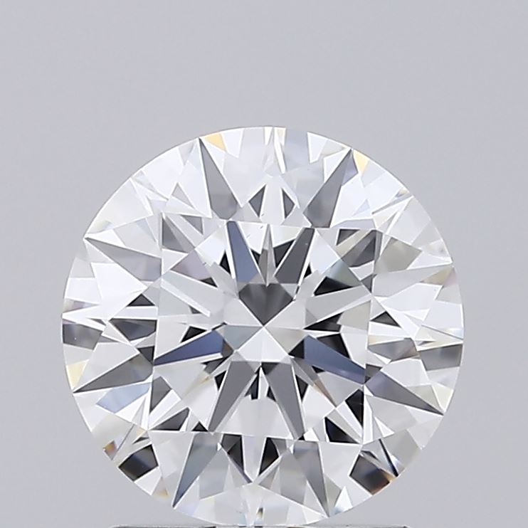 1.58 Carat Round Lab Diamond with  Cut Diamond in 14KT  view 1
