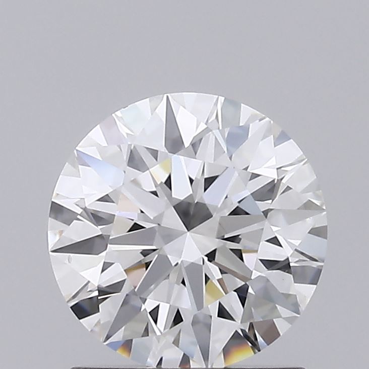1.11 Carat Round Lab Diamond with  Cut Diamond in 14KT  view 1
