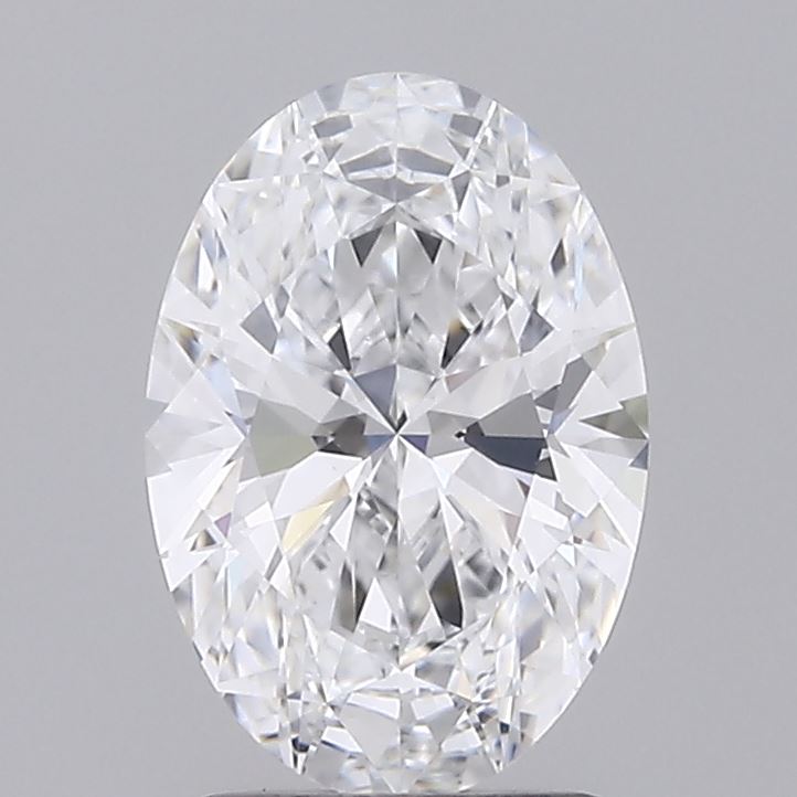 1.81 Carat Oval Lab Diamond with  Cut Diamond in 14KT  view 1

