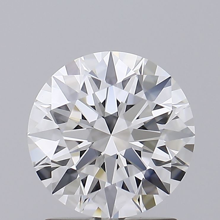 1.37 Carat Round Lab Diamond with  Cut Diamond in 14KT  view 1

