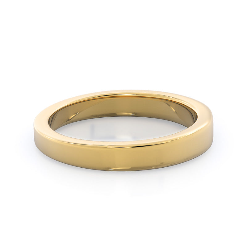 Weaved Cathedral Solitaire Wedding Band with 18KT Yellow Gold Cut Diamond in 14KT Yellow Gold view 4
