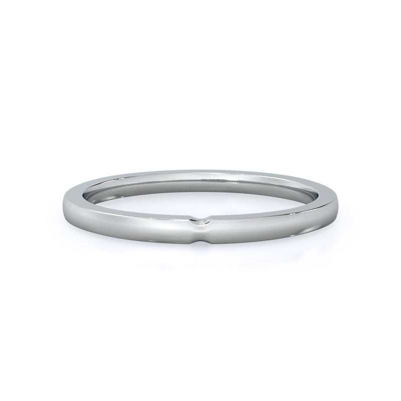Petite Solitaire Women's Wedding Band