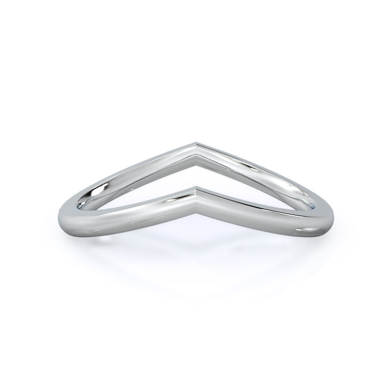 Crisscross Diamond Wedding Band with Platinum Cut Diamond in 14KT Platinum view 1
