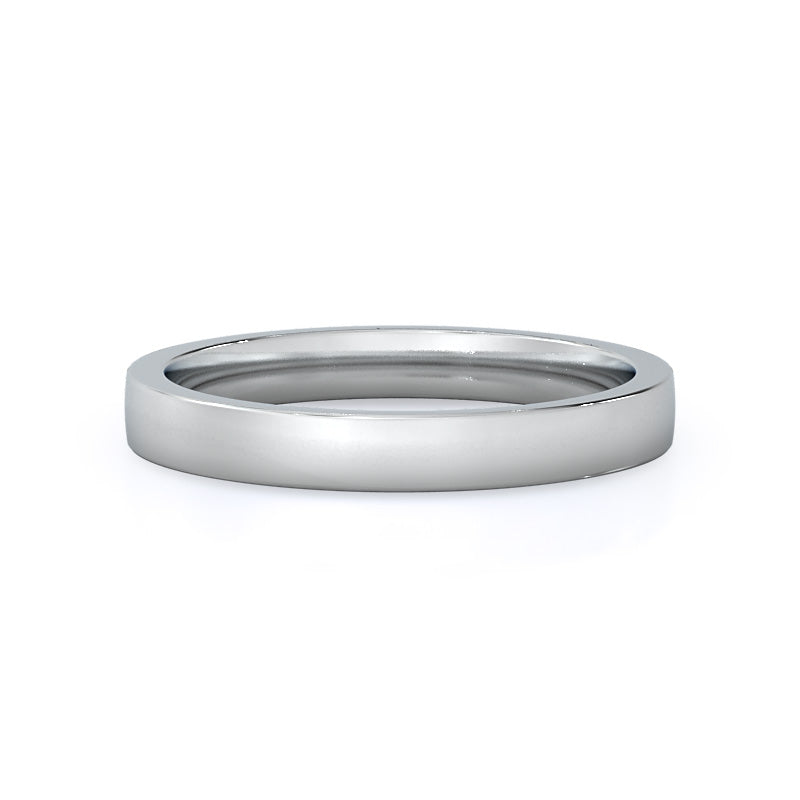 Smooth Edge Cathedral Wedding Band