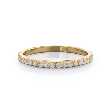 pave wedding band