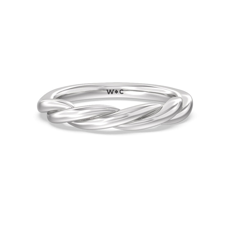 Twisted Vine Wedding Band