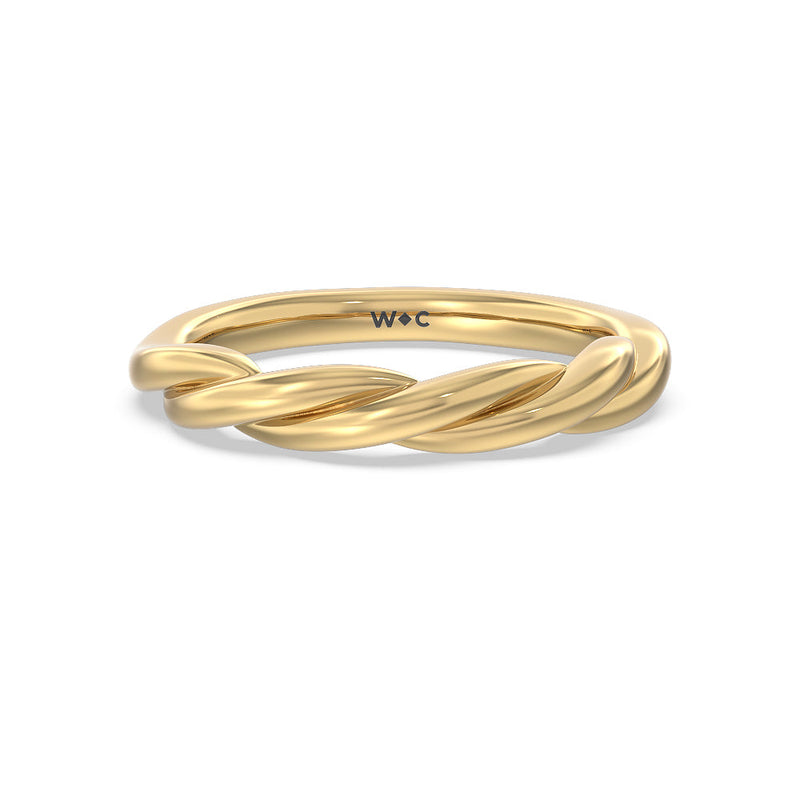 Twisted Vine Wedding Band
