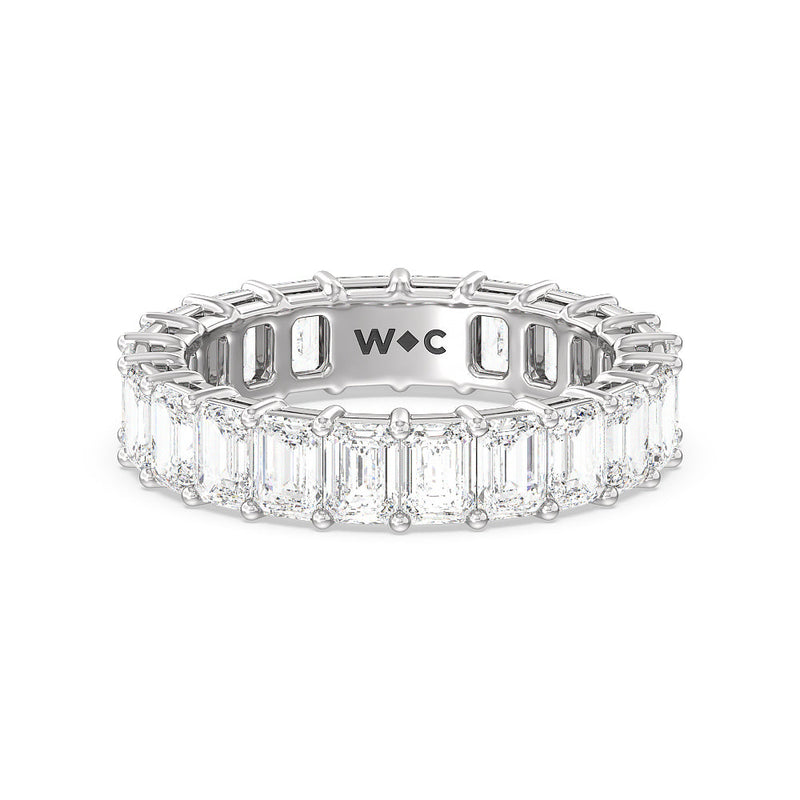 Emerald Cut Diamond Eternity Ring