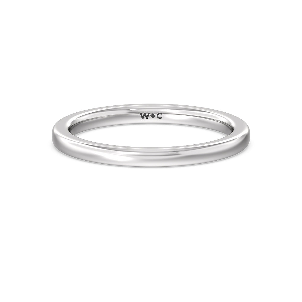 Saturn Double Halo Solitaire Wedding Band