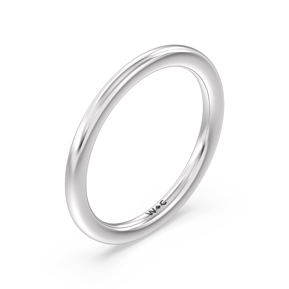 Marquise Hidden Halo Wedding Band with Platinum Cut Diamond in 14KT Platinum view 4
