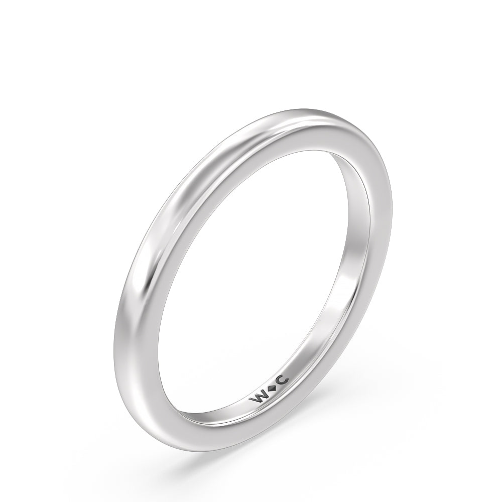 Channel Set Kite Basket Cathedral Solitaire Wedding Band with Platinum Cut Diamond in 14KT Platinum view 4
