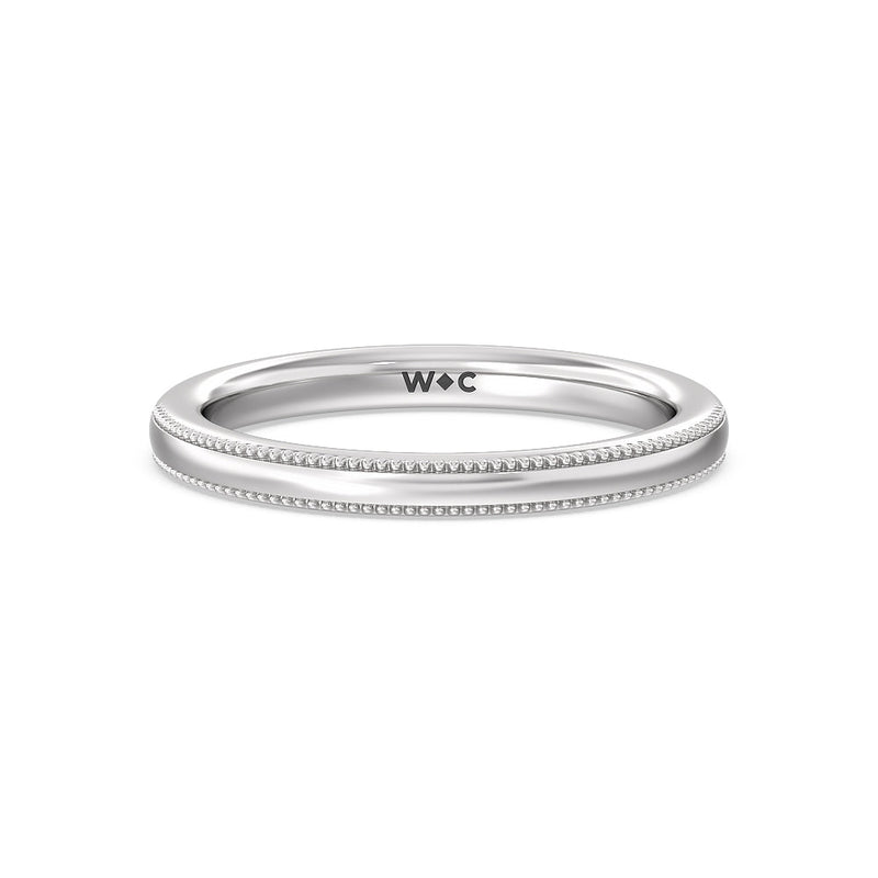 Kite Basket Four Prong Solitaire Wedding Band