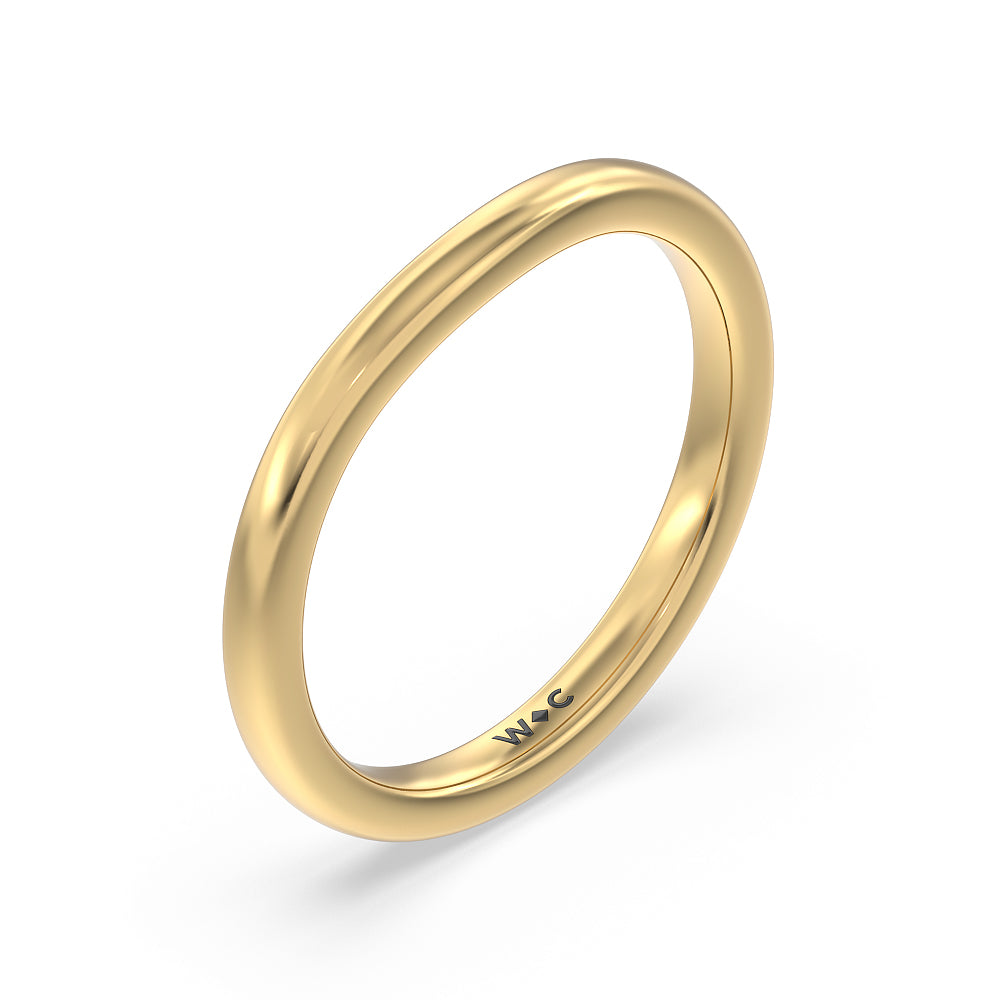 Trio Cluster Wedding Band with 18KT Yellow Gold Cut Diamond in 14KT Yellow Gold view 4
