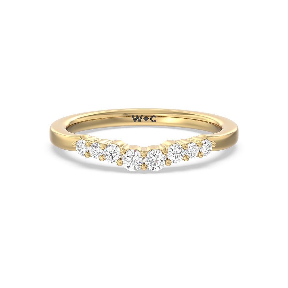 Classic diamond clearance wedding band