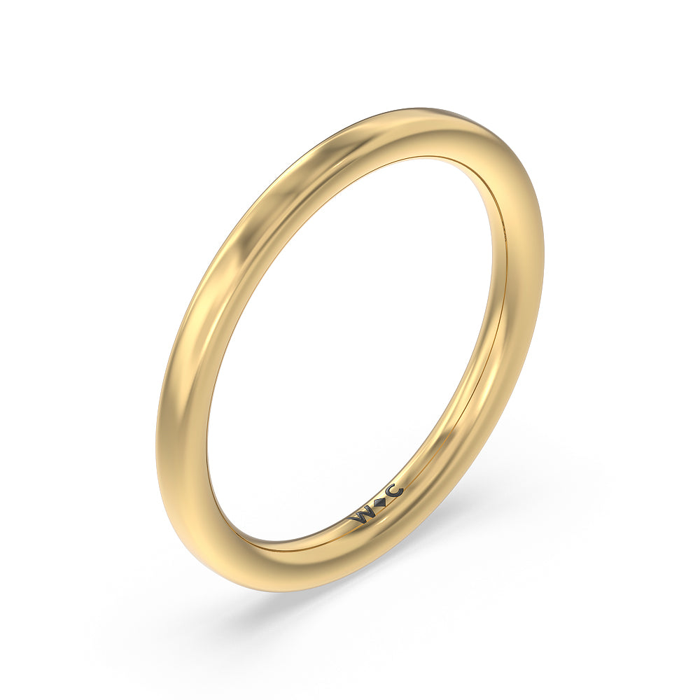Studded Prong Hidden Halo Pave Shank Solitaire Wedding Band with 18KT Yellow Gold Cut Diamond in 14KT Yellow Gold view 4
